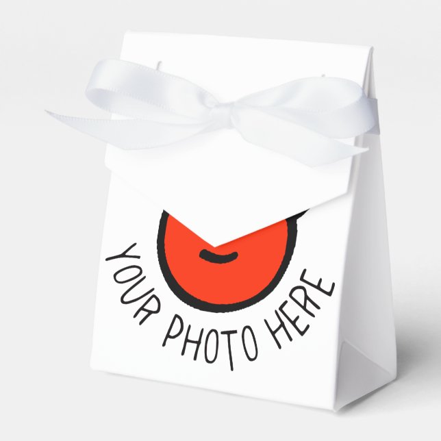 Anpassad Foto 10 x TENT FAVOR BOX Tom Mall Presentaskar (Framsidan Sidan)