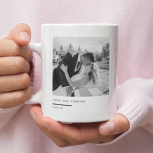 Anpassad Foto – Älskar Dig Alltid Kaffemugg