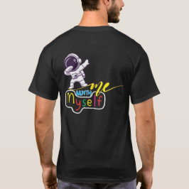 Anpassad Foto Astronaut Med Mig Själv Roligt T Shirt