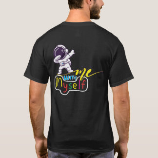 Anpassad Foto Astronaut Med Mig Själv Roligt T Shirt