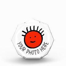 Anpassad foto ÅTTAKANTIGT FOTOBLOCK Tom mall
