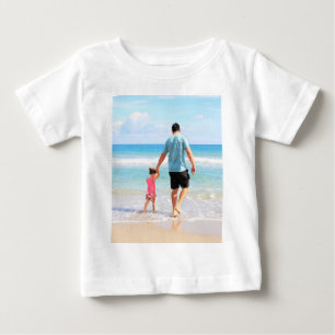 Anpassad Foto Baby T-Shirt Ladda Upp Dina Foton