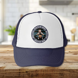 Anpassad Foto Bästa Pappa Är Min Hjälte Truckerhat Keps