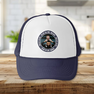 Anpassad Foto Bästa Pappa Är Min Hjälte Truckerhat Keps