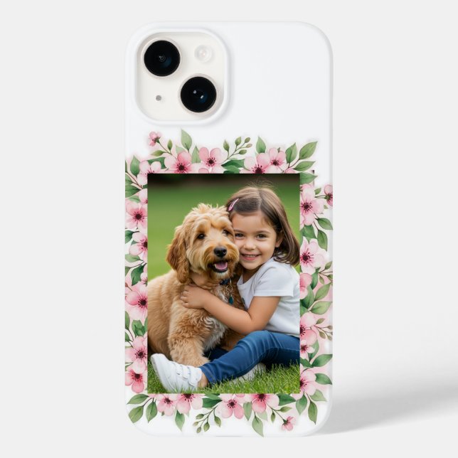 Anpassad foto blomster ram speciell present till ä (Baksida)