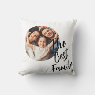 Anpassad Foto Den Bästa Familjen Kudde
