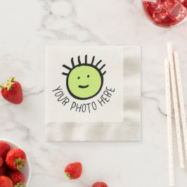 Anpassad Foto ECRU COCKTAIL PAPPERS Servetter Mall