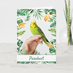 Anpassad Foto & Fågel Namn Grattis Ny Fågel Kort