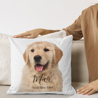 Anpassad Foto Golden Retriever Personlig Kudde