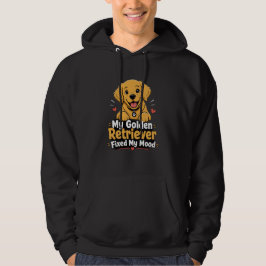 Anpassad Foto Hund Golden Retriever Förbättrade Mi Hoodie