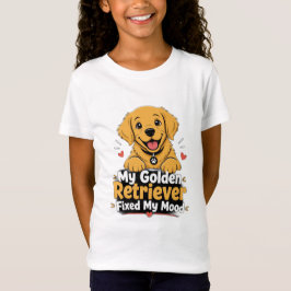 Anpassad Foto Hund Golden Retriever Förbättrade Mi T Shirt