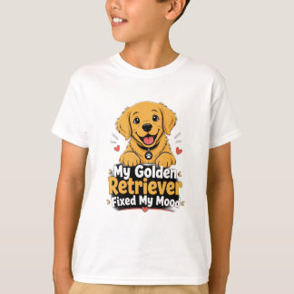 Anpassad Foto Hund Golden Retriever Förbättrade Mi T Shirt