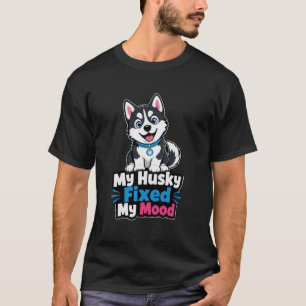 Anpassad Foto Husky Hund Husky Fick Mitt Humör T-S T Shirt