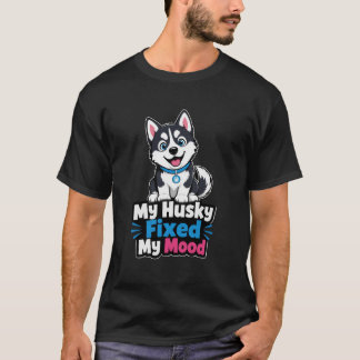 Anpassad Foto Husky Hund Husky Fick Mitt Humör T-S T Shirt