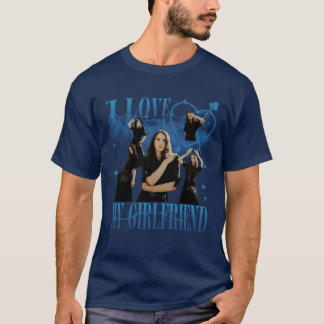Anpassad Foto Jag älskar min flickvän Vintage Boot T Shirt