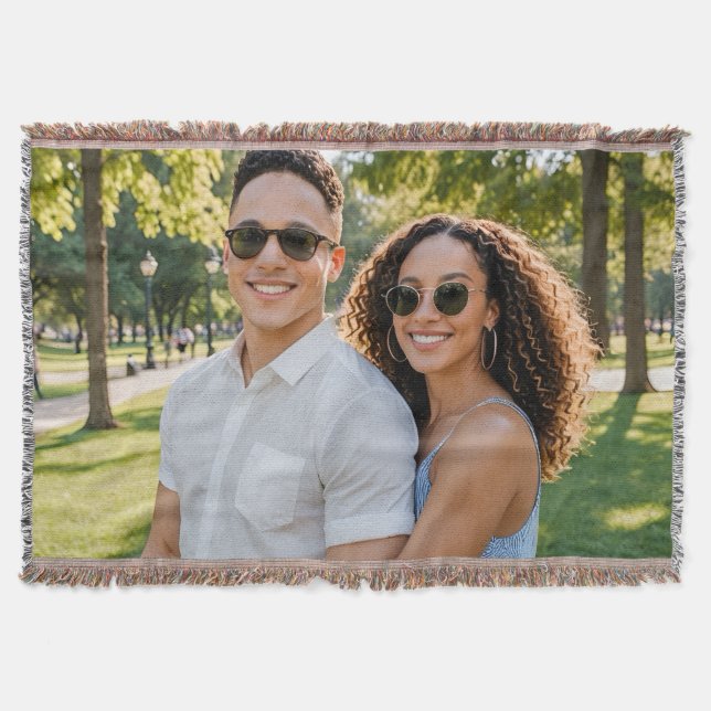 Anpassad Foto Kastfilt | Personlig Bild  Filt (Framsidan)
