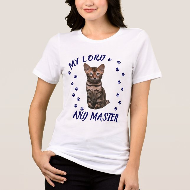 Anpassad Foto Kattälskare  T Shirt (Framsida)