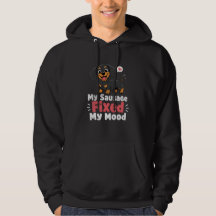 Anpassad Foto Korv Hund Fixade Mitt Humör T-Shirt