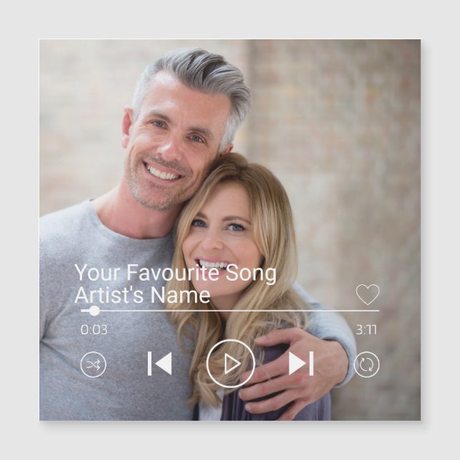Anpassad Foto & Musik Spellista (Framsida)