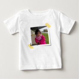Anpassad foto & namn barn t-shirt