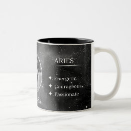 Anpassad Foto & Namn Väduren Zodiak Kaffe Mugg