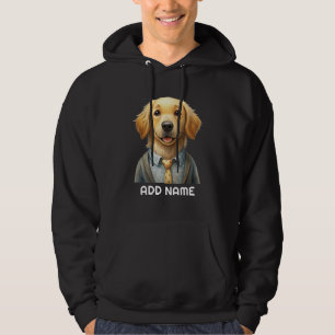 Anpassad foto och namn Personlig hoodie för män