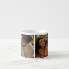 Anpassad foto- och namnmugg - Soulmates-parpresent Espressomugg