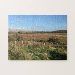 Anpassad Foto Och Text Personlig Irländsk Landskap Pussel