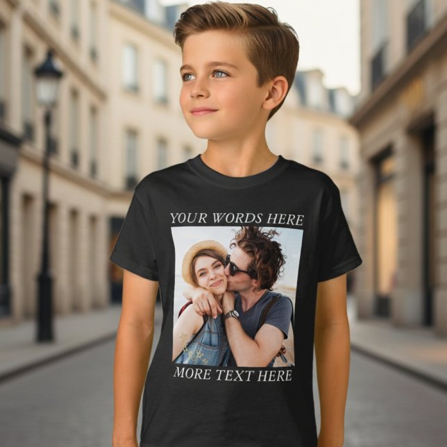 Anpassad Foto och Text T Shirt (Skapare uppladdad)