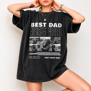 Anpassad foto Pappa Födelsedag 90s stil för make T Shirt