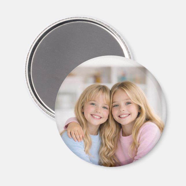 Anpassad Foto Personlig Kylskåp Magnet (Front/Back)
