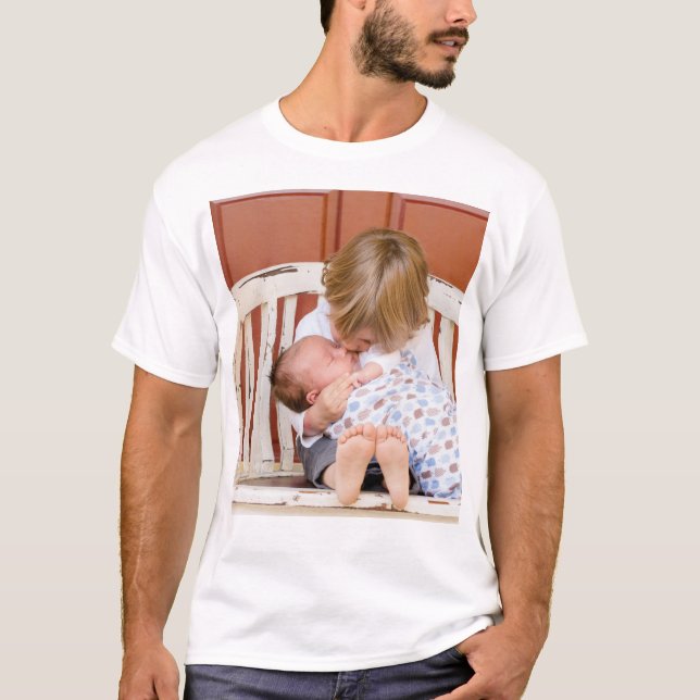 Anpassad Foto Personlig  T Shirt (Framsida)