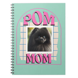 Anpassad Foto Pom Hund Mamma Tröja Pomeranian Ägar Anteckningsbok