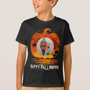 ANPASSAD FOTO PUMPA HALLOWEEN PRESENTER T SHIRT