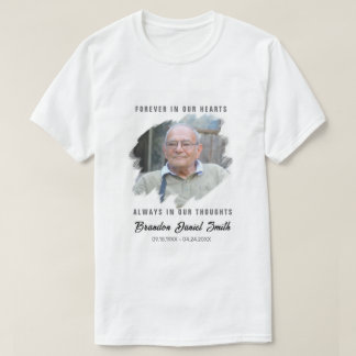 Anpassad Foto Sorgskjorta Namn Datum Älskad T Shirt