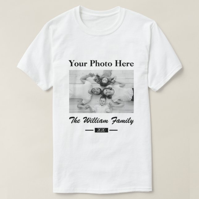 Anpassad Foto T Shirt (Design framsida)