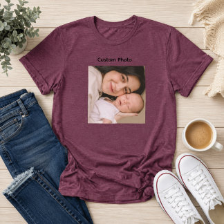 Anpassad Foto-T-Shirt Personligt Minnespresent T Shirt