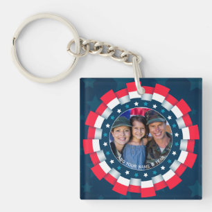Anpassad Foto USA Militär, Bandkant Patriotisk