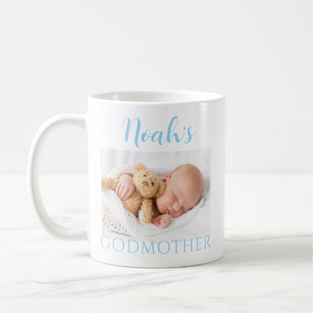Anpassad fotobabymormug kaffemugg (Vänster)