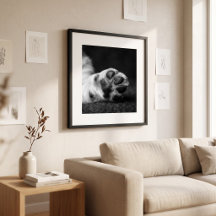 Anpassad fotobild av tass 5x7 Pet Minnessak