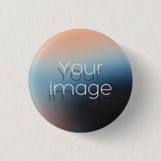 anpassad fotobild här badge knapp pin