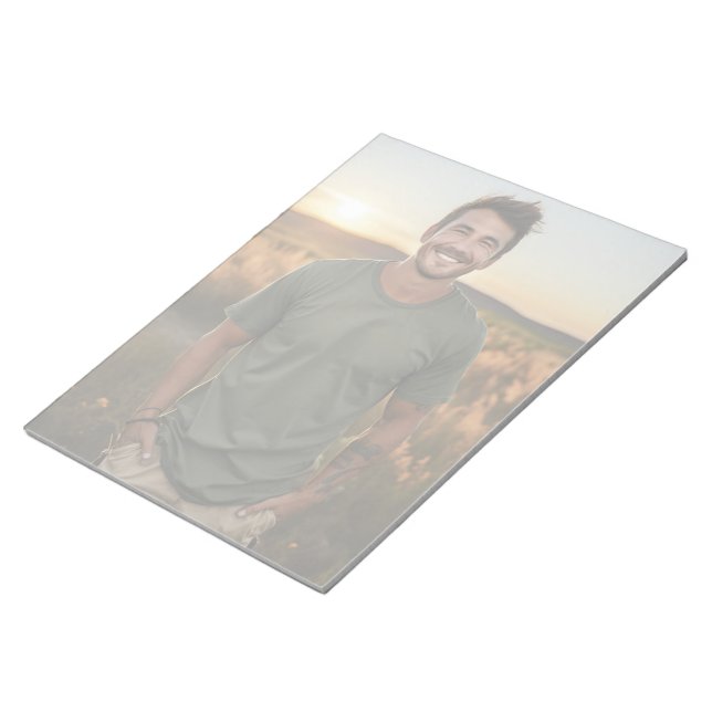 Anpassad fotoblock anteckningsblock (Vinklad)