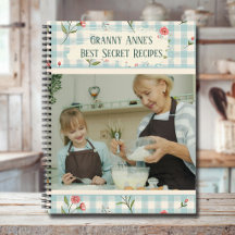 Anpassad fotobok med mormors och familjens recept