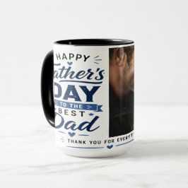 Anpassad fotofaderdag present Kop – Bästa pappa nå Mugg