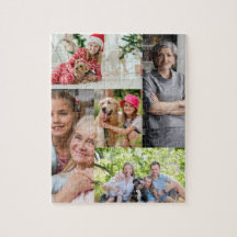 Anpassad fotofamilj collage Enkel Elegant Bild