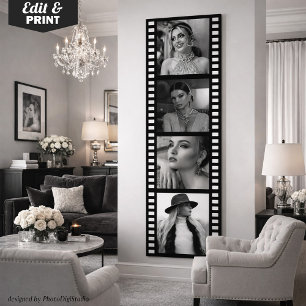 Anpassad fotofilmremsa affisch, Hollywood-fest Poster