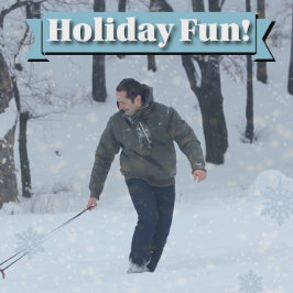 Anpassad fotofirande högtidskort julkort