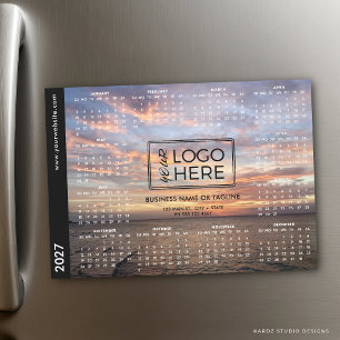 Anpassad fotoföretagets logotyp 2027 Magnetisk kal