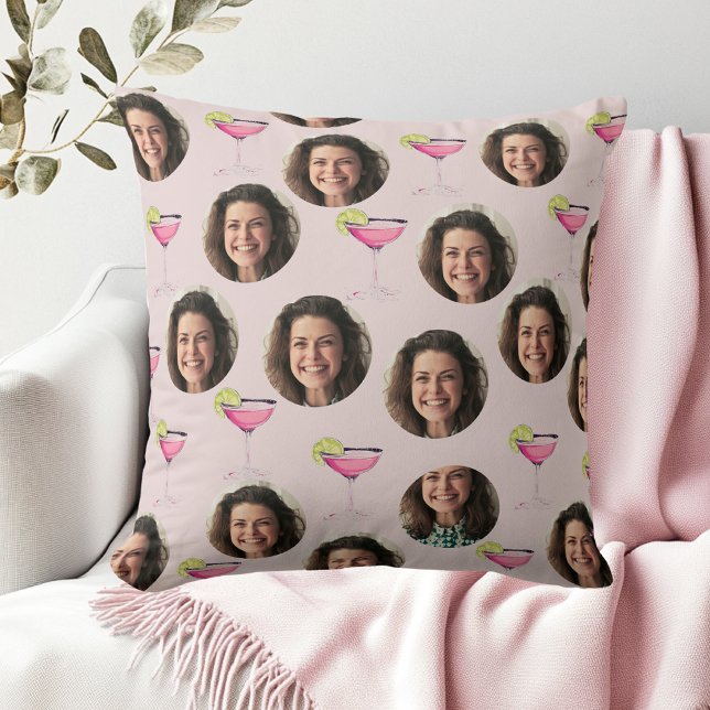 Anpassad fotoframställning & Cocktail | Personlig  Kudde (Skapare uppladdad)