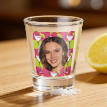 Anpassad fotofront & cocktail personlig rosa